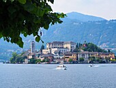 Italy, Piedmont, Lake Orta, Ile Saint Jules