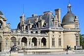 France, Oise, Chantilly, Domaine de Chantilly, 19th century castle, terrace of the Constable