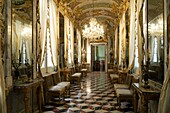 Italy, Liguria, Genoa, National Gallery of the Spinola Palace (Galleria Nazionale di Palazzo Spinola), the Hall of Mirrors (Galleria degli specchi)