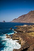 Spain, Canary Islands, El Hierro Island, Las Puntas, Hotel Puntagrande, listed in the Guinness Book of World Records as the smallest hotel in the world