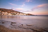 Greece, Cyclades archipelago, Andros island, Batsi is the main seaside resort on the island