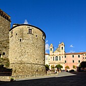 Italien, Ligurien, Provinz La Spezia, Bergdorf von Varese Ligure, Schloss aus dem 15.