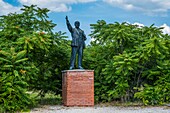 Hungary, Central Hungary, Budapest, Szobor Park or Memento Park includes all the ancient statues erected to the glory of communism in the Hungarian capital