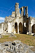 Frankreich, Oise, Fontaine Chaalis, die Zisterzienserabtei von Chaalis und ihre mittelalterlichen Ruinen, die zum Museum Jacquemart Andre gehören