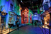 United Kingdom, Hertfordshire, Leavesden, Leavesden Film Studios, Harry Potter Studio Tour London, the scene of the eight Harry Potter movies' making of, Diagon alley