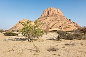 Namibia, Erongo province, Spitzkoppe, old volcano