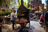 France, Indre et Loire, Loire valley listed as World Heritage by UNESCO, Tours, tavern, the guinguette of the edge of Loire