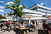 France, Indre et Loire, Loire valley listed as World Heritage by UNESCO, Tours, Place des Halles, Les Halles market