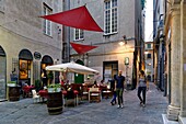 Italien, Ligurien, Genua, kleine Gassen im historischen Zentrum, Piazza della Posta Vecchia