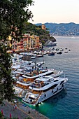 Italien, Ligurien, Riviera ligure, Naturpark von Portofino, Dorf Portofino