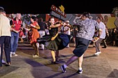 France, Indre et Loire,Tours, American Tours Festival, american culture festival, couple of dancers