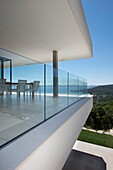 Frankreich, Le Lavandou, Cap Negre, Architektenhaus, Geschichte: Die Beherrschung der Elemente mit Blick auf das Meer