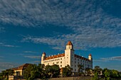 Slovakia, Bratislava, castle built from the 13th to the 15th century and rebuilt in the 20th century following a fire