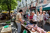 France, Indre et Loire, Loire valley listed as World Heritage by UNESCO, Tours, garlic and basil fair, traditional fair of medieval origin