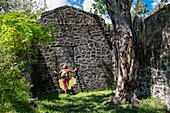 Mauritius, Bezirk Flacq, Nationalpark Bras d'Eau, Ruinen einer ehemaligen Zuckerfabrik