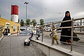 Turkey, Istanbul, Karakoy area, syrian migrants