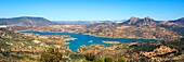 Spanien, Andalusien, Provinz Cadix, Zahara de la Sierra, Naturpark Sierra de Grazalema, Stausee von Zahara-el Gastor