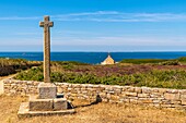 Frankreich, Finistère (29), Cornouaille, Cléden-Cap-Sizun, Pointe du Van, Diese felsige Landzunge westlich von Cap Sizun schließt den Norden der Baie des Trépassés ab, deren Süden durch die Pointe du Raz abgeschlossen wird