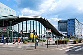 Frankreich, Nord, Lille, Avenue Lecorbusier, Bahnhof Lille Europe