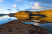 Kenia, Magadi-See, Rift Valley (Luftaufnahme)