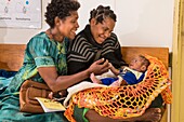 Papua New Guinea, Western Highlands Province, Mount Hagen, Mount Hagen Hospital, Pediatric department, newborn baby