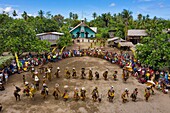 Papua-Neuguinea, Provinz Gulf, Dorf Moveave, traditionelles Fest namens Sing-Sing