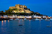 United Kingdom, Channel Islands, Jersey, Gorey, Mont Orgueil castle, former residence of the governors of Jersey until the 16th century