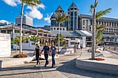 Mauritius, Port-Louis district, Port-Louis, Caudan Waterfront, one of the major tourist attractions in the city, houses many shops, restaurants, hotels and museum