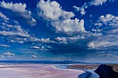 Kenia, Magadi-See, Rift Valley, Soda (Luftaufnahme)