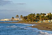 Spain, Andalusia, Costa del Sol, Malaga Province, Marbella, seafront along the beach