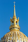 France, Paris, the cupola of the Dome des Invalides