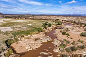 Kenia, Shaba-Wildreservat, Ewaso Ngiro-Fluss (Luftaufnahme) Maschine