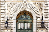 Frankreich, Paris, die Fassade der Gendarmerie Nationale Garde Republicaine im Boulevard Henri IV