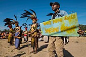 Papua New Guinea, National Capitale district, Port Moresby, Jack Pidik Park, Independence Festival held every year mid-September, dancers from Simbu province