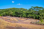 Mauritius, Bezirk Riviere Noire, Chamarel, Siebenfarbige Erden