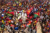 Papua New Guinea, National Capitale district, Port Moresby, Ela Beach District, Independence Festival held every year mid-September, morning Independence walk