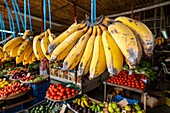 Mauritius, Rivière du Rempart district, Goodlands, fruit and vegetable shop