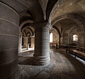 Frankreich, Loiret, Loiretal, von der UNESCO zum Weltkulturerbe erklärt, Saint-Benoit-sur-Loire, Abtei