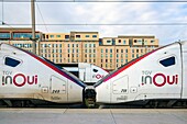 Frankreich, Bouches du Rhone, Marseille, Bahnhof Saint-Charles, TGV Inoui