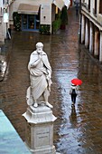 Italy, Veneto, Vicenza, Piazzetta Andrea Palladio, Andrea Palladio monument