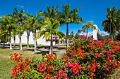 Mauritius, Savanne district, Bel Ombre, Place du Moulin, old restored sugar factory