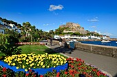 United Kingdom, Channel Islands, Jersey, Gorey, Mont Orgueil castle, former residence of the governors of Jersey until the 16th century