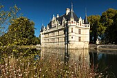 Frankreich, Indre et Loire, Loire-Tal, von der UNESCO zum Weltkulturerbe erklärt, Azay-le-Rideau, Schloss Azay-le-Rideau