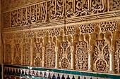 Spanien, Andalusien, Granada, der Alhambra-Palast, von der UNESCO zum Weltkulturerbe erklärt, zwischen dem 13. und 14. Jahrhundert von der Nasriden-Dynastie erbaut, islamische Architektur