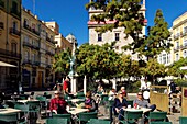 Spain, Valencia, old town, Plaza de la Virgen