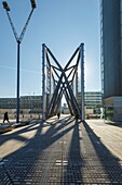 France, Paris, the National Library of France (BNF), François Mitterrand site by architect Dominique Perrault