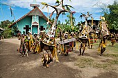 Papua New Guinea, Gulf Province, Moveave Village, traditional festival called sing-sing