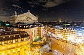 Frankreich,Paris,Kaufhausviertel zu Weihnachten,die Oper