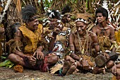 Papua New Guinea, Gulf Province, Toare Village, traditional festival called sing-sing