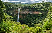 Mauritius,Bezirk Riviere Noire,Chamarel,Chamarel-Wasserfall (100 Meter hoch)